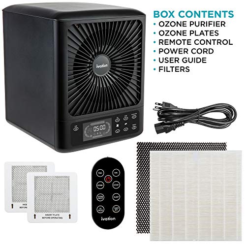 Ivation 5in1 HEPA UV Air Purifier & Ozone Generator W/Digital Display