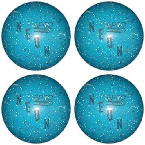 EPCO Neon Candlepin Bowling Ball- Neon Blue (4 1/2 inch- 2lbs. 6oz.) 4 Balls