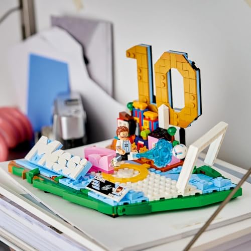 LEGO Editions Lionel Messi – Best of - Jeu Football - Maquette 3D avec Minifigurine Collector - Décoration de Chambre d'enfant - Cadeau dès 10 Ans pour Garçon, Fille ou Adulte Fan de Sport 43011