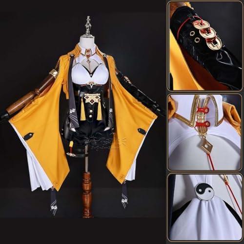 ゼンゼロ儀玄　イーシェン　コスプレ衣装+セット済みウイッグ付き Amazon.co.jp: [あきばれ] ゼンゼロ イーシェン コスプレ衣装 儀玄 全