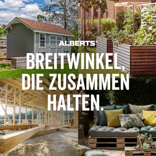 Alberts 332631 Breitwinkel | sendzimirverzinkt | 30 x 30 x 30 mm | 25er Set