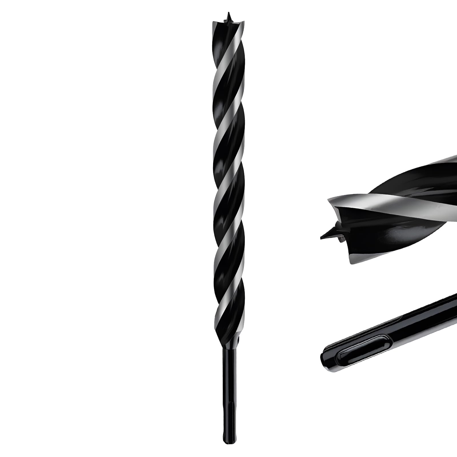 MOXPIFY Extra Long 19mm x 300mm Auger Drill Bit SDS Plus, SDS Wood Auger Drill Bits for Woodworking