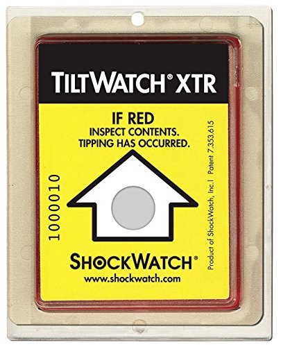 Shockwatch Tiltwatch XTR des voyants d'impact, 10-Pack Cover
