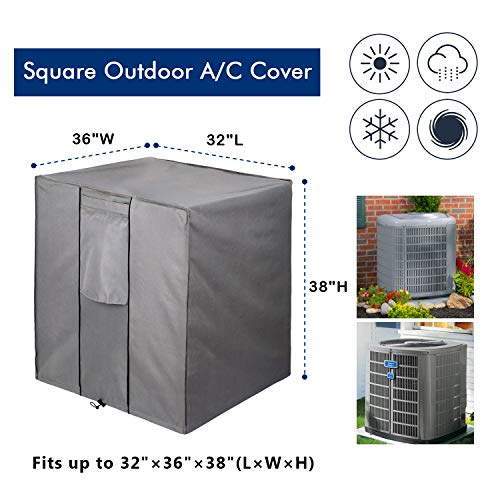 BOLTLINK Air Conditioner Covers for Outside Units, AC Unit Covers Outdoor Fits up to 32 x 36 x 38 inches