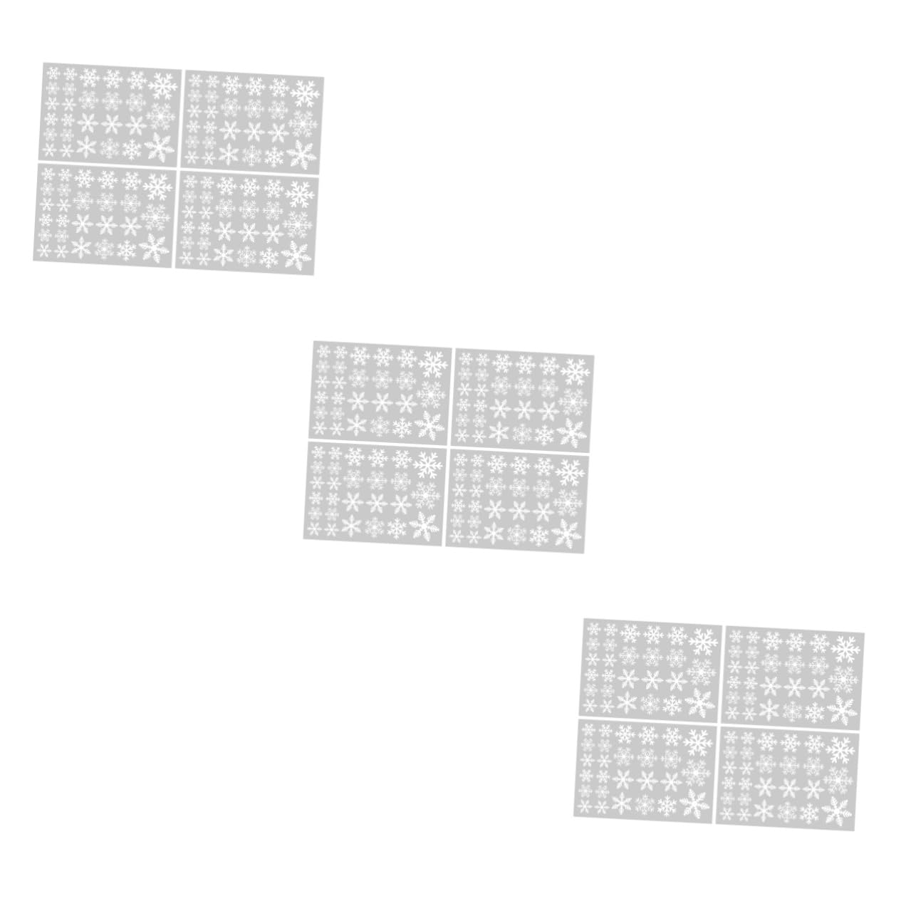 Cabilock 12hojas Calcomanías De Ventana Para Navidad De Adhesivos Estáticos De Para Decoración De Fiesta y Ventanas Para Navideño