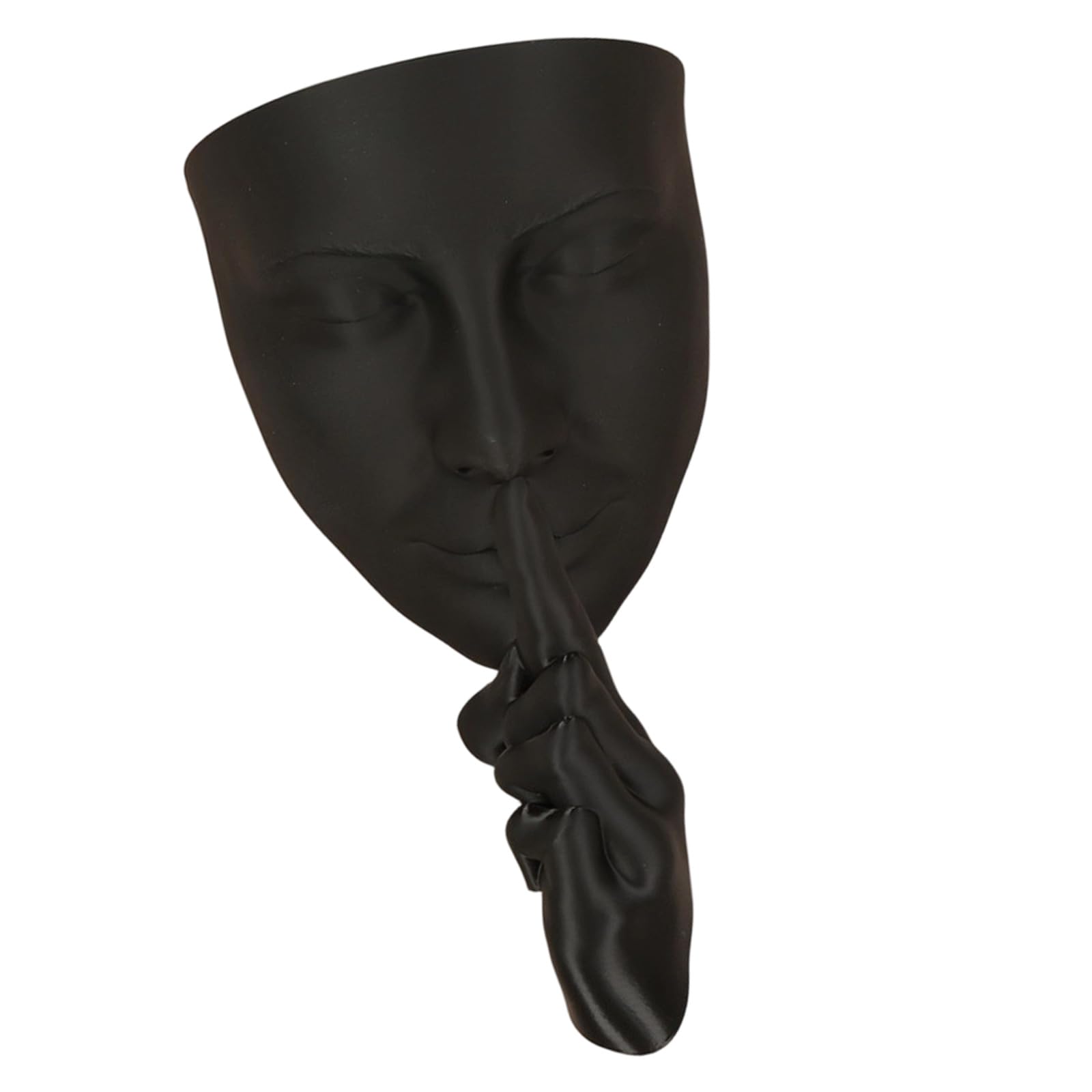 Limtula Artistic Human Face Flower Pots with Drainage Holes Art Wall Planter for Home and Offices Spaces Art Wall Planter