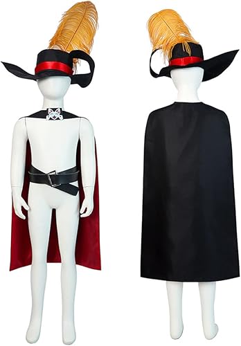 Miniatura 2 de Disfraz de gato con botas para niños, capa de cosplay de The Last Wish, traje de cosplay con sombrero, conjunto de bata para niños, disfraz de