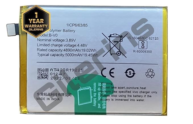 Image of Original B-V0 Battery for IQOO Z6 44W Battery with 1 Year Warranty****(SEP007465)