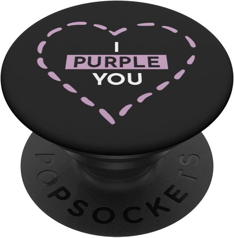I Purple You Phone Grip Design for Kpop Fans PopSockets Adhesive PopGrip