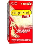 Gelée Royale au Ginseng - Aligelfort Vital 55 Perles - Ginseng Coréen, Gelée Royale et Germe de Tri...