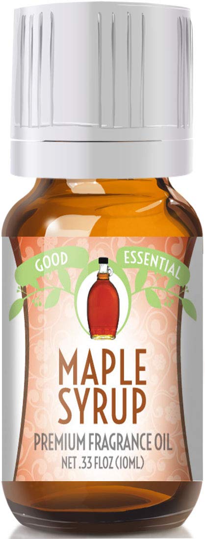 Professional Maple Syrup Fragrance Oil 10ml for Halloween, Christmas Diffuser Candles Soaps, Lotions Perfume 0.33 fl oz - Maple Syrup Fragrance Oil for Candle Making