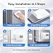 2 Pack Refrigerator Locks with Combination, Child Safety Fridge Lock for Cabinets, Freezer, Desk Drawers, Wardrobes, Closets, Windows, Baby Proofing Door Lock with Code for Kids