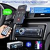 Radio Coche Bluetooth 5.0 Manos Libres, Chismos Autoradio Coche Bluetooth Pantalla1 DIN FM Radio soporta MP3/AUX/2USB/Control Remoto/Carga Rápida (Sin RDS/CD/DVD) #1
