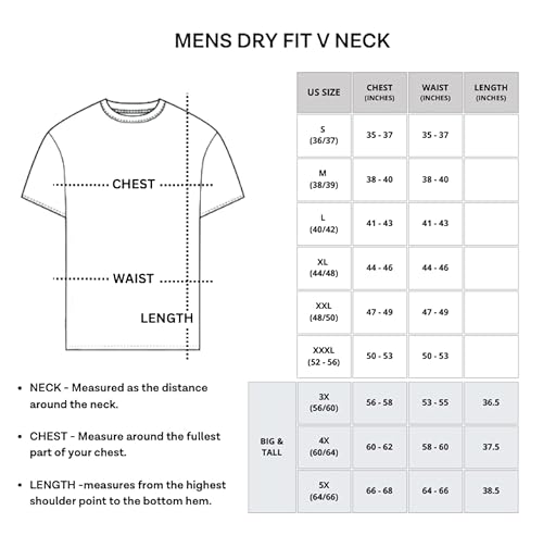 5 Pack: Men's Athletic V Neck Tshirt Shirts Mens T-Shirts Men Quick Dry Fit Tops Dri-Fit Short Sleeve Active Wear Training Exercise Fitness Workout Shirt Tee Fit Tees Gym Sports Top -Set 2,3Xl #TOP4