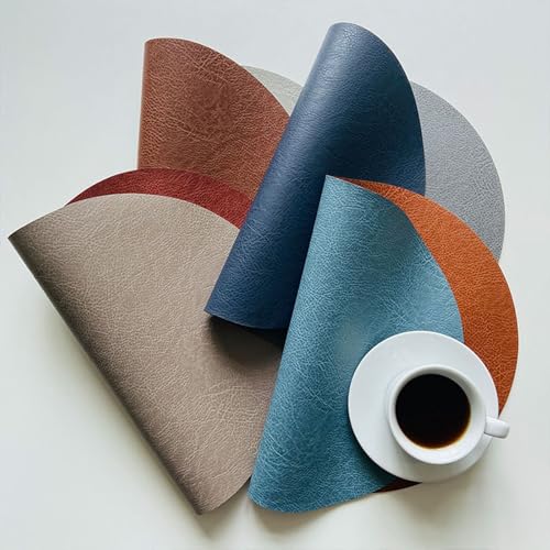 Sets de table moderne 4 pièces 30x44 napperon lavable de couleur - 8