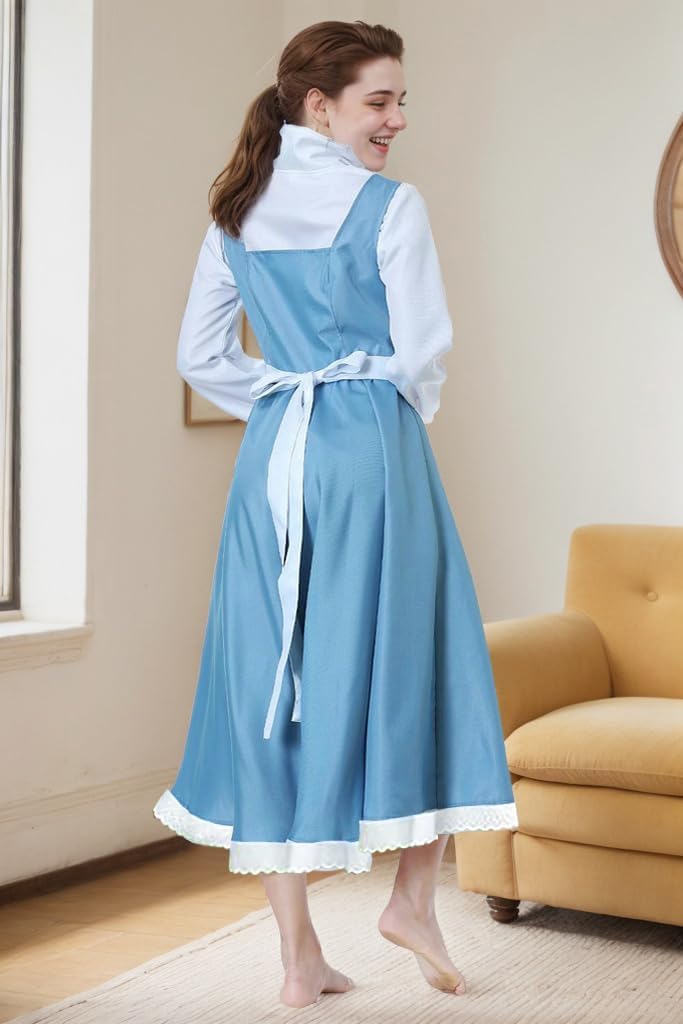 GOLDSTITCH Women's Apron Maid Dress Cosplay Costume Halloween Cosplay Costumes - Image 5