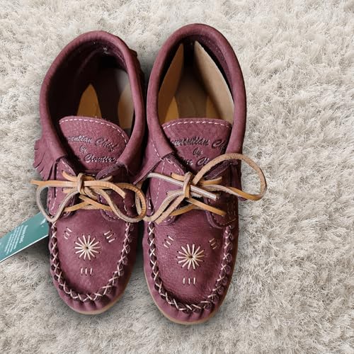 Image of Laurentian Chief Moccasins Women Ankle Boot - Stylish Ankle Boots with Inca Embroidery, Comfortable Insole, Durable Rubber Sole, Made in Canada