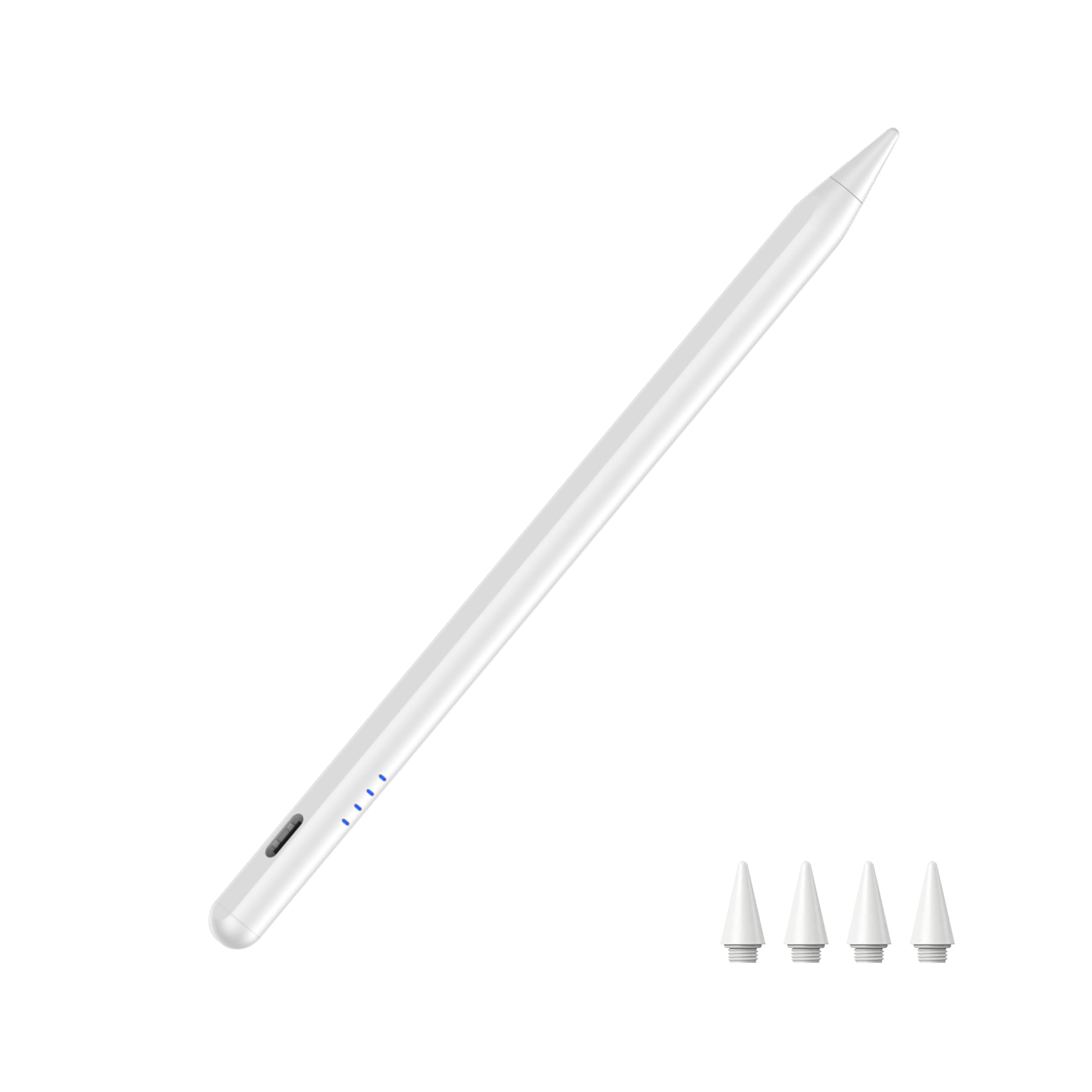 CMARS Penna Apple iPad Ricarica Rapida Rejection Palmo Inclinazione Compatibile iPad 6/7/8/9/10/A16 Mini 5/6 Air 3/4/5/M2/M3/M4 Pro 1/2/3/4/5/6/M4/M5