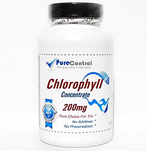 Chlorophyll Concentrate 200mg // 200 Capsules // Pure // by PureControl Supplements
