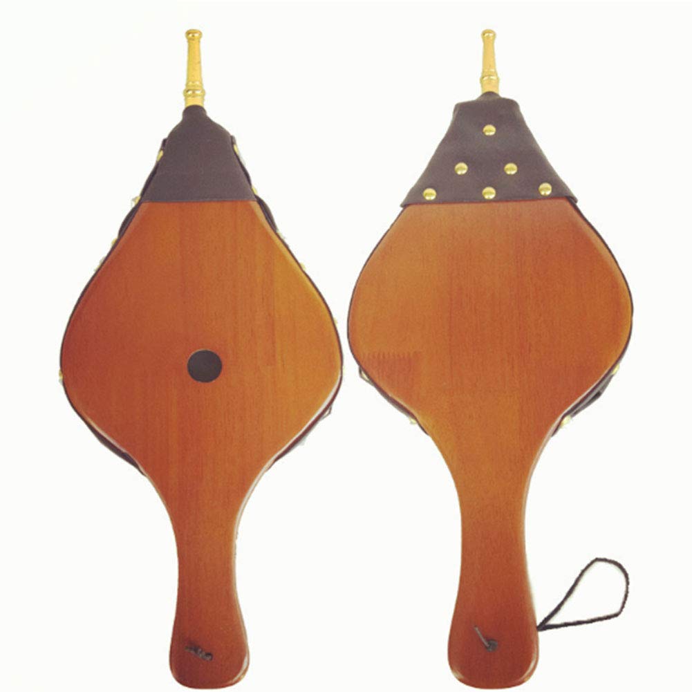 NANANA Soffietto per Camino, Soffiatore/Accendino, Barbecue e Campeggio, Soffietto con Cinturino in Pelle Appeso Magnificent per Camino Campeggio Barbecue con Cinturino, 48x20cm