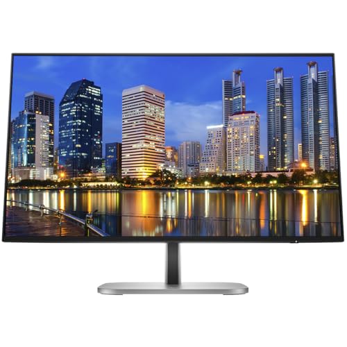 Image of HP Series 7 Pro 27-inch 727pq 2K Quad HD (2560 x 1440) LCD Monitor, 2-Pack - Daisy Chain, DisplayPort, USB Hub Bundled with Desk Mount Dual Stand & USB-C Multiport G5 Dock