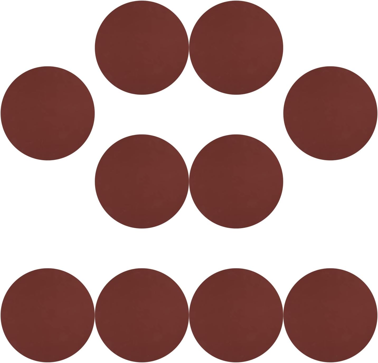 Auniwaig 20PCS 1500 Grit 7 Inch 180mm Dia Hook and Loop Sanding Disc No Hole Orbital Sandpaper with Tack Cloth,Aluminum Oxide Round Flocking Sandpaper,Red