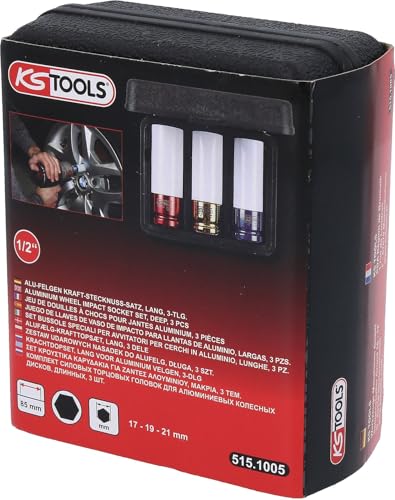 Douille a choc 1/2" haute performance pour jantes alu KS Tools