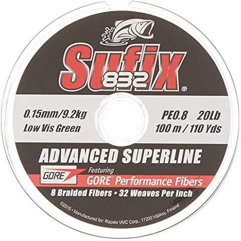 Sufix 832 Advanced Superline Braid 30lbs - 130 yards (120 meters) Cover