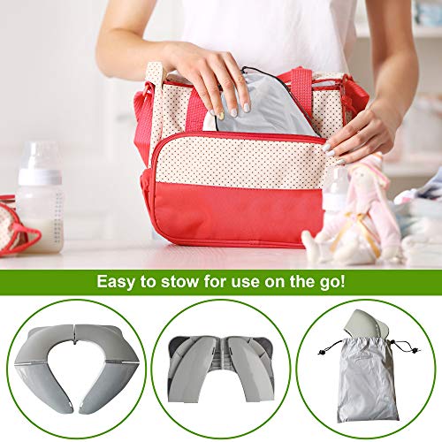 Potty Training Seat for Toddler with Bonus Command Hook Toilet Seat