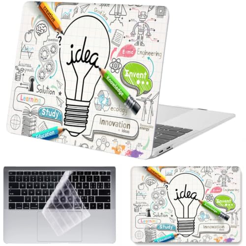 Coque MacBook Air 13 rigide et protection clavier pour modèles A2337 A2179 A1932 M1 motif créatif
