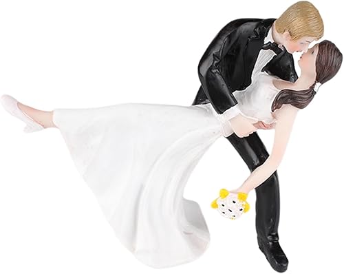 MERIGLARE Escena en miniatura Personas Tango Danza Coleccionable Realista Decoración de Torta de Boda Juego de Novia y Novio para Boda Proyectos de