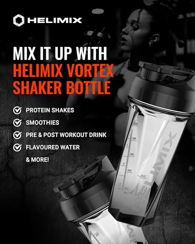 Helimix 2.0 Vortex Blender Shaker Bottle 828 ml - No Blending Ball or Whisk - USA Made - Portable Pre Workout Whey Protein Drink Cup - Mixes Cocktails Smoothies Shakes - Top Rack Safe - Image 3