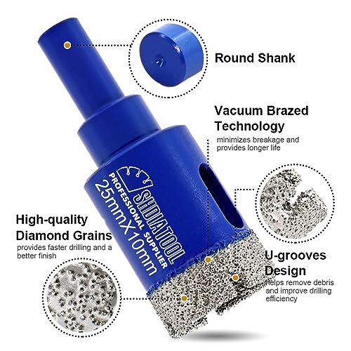 Set de brocas diamantadas para porcelana y cerámica miniatura 5