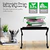 Uncaged Ergonomics Adjustable Book Holder, Tablet & Laptop Stand, Aluminum Portable Reading Stand for Textbooks & Cookbooks, Recipe Holder for Kitchen Counter, Black