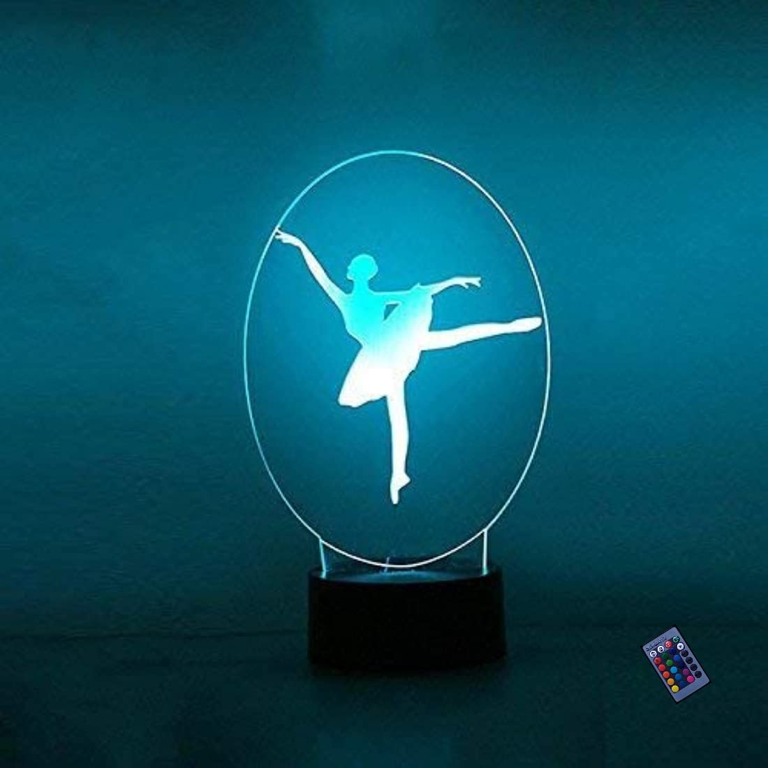Regalo Danza Bambina Ballerino Di Danza Classica Ragazza 3D Illusione  Lampada Luce Notturna, 16 Colori Che Cambiano Touch Switch Decorazione Del  Tavolo Con Telecomando Giocattolo Per Amante Del Balletto | IT Luce, image size:1100x1100
