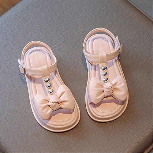 Generic Kids Baby Summer Girls Sandals Love Bow Design Princess Shoes Dress Flat Shoes Little Child/Big Kids 2 Flip Flops4