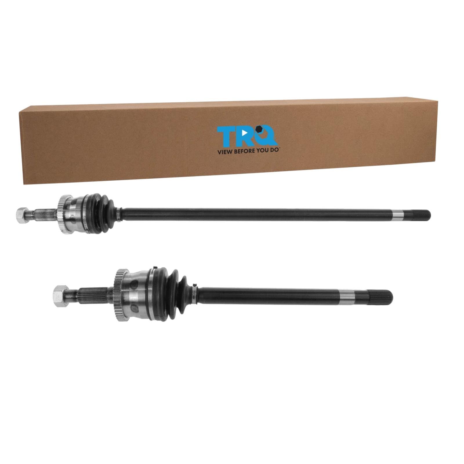 TRQ Front Driver and Passenger Side CV Axle Assembly Set 2 Piece