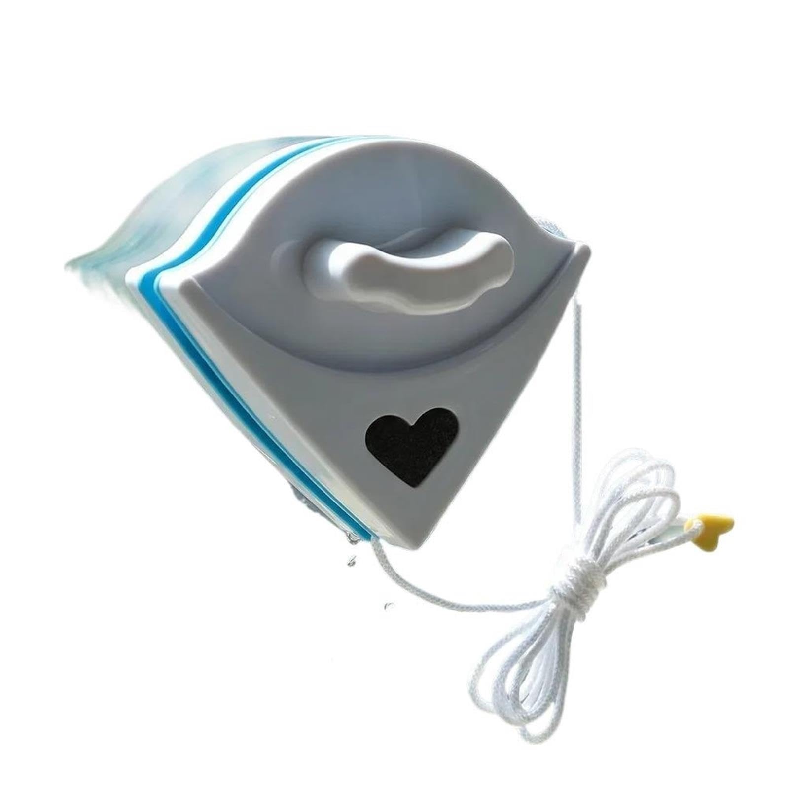 Pulizia finestre magnetica Spugna for tergivetro portatile magnetica for vetri a doppia faccia(Blue)