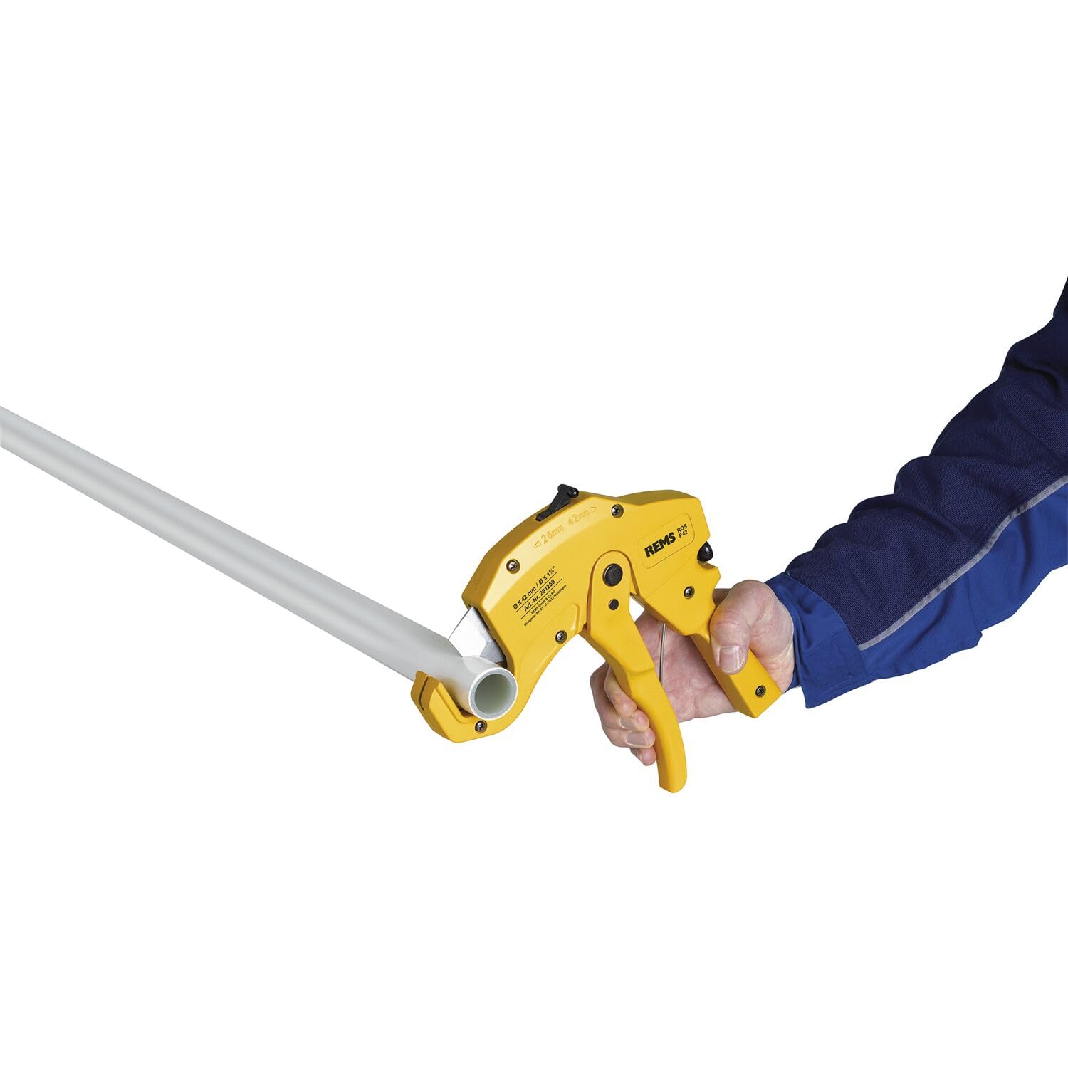 Rems ros p - Tijera para tubo plastico ros p42 diámetro 42mm