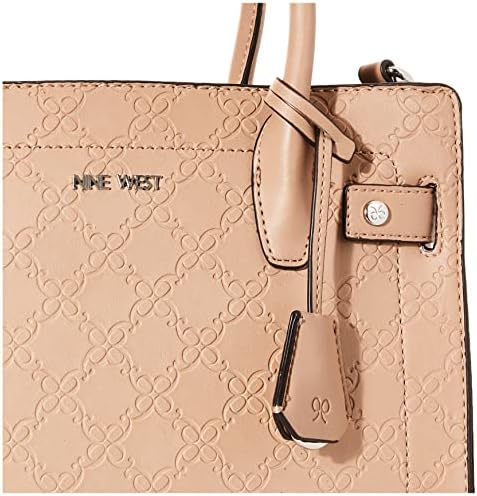 Nine West Eamon Triple Compartment Large Shoulder Bag in Black