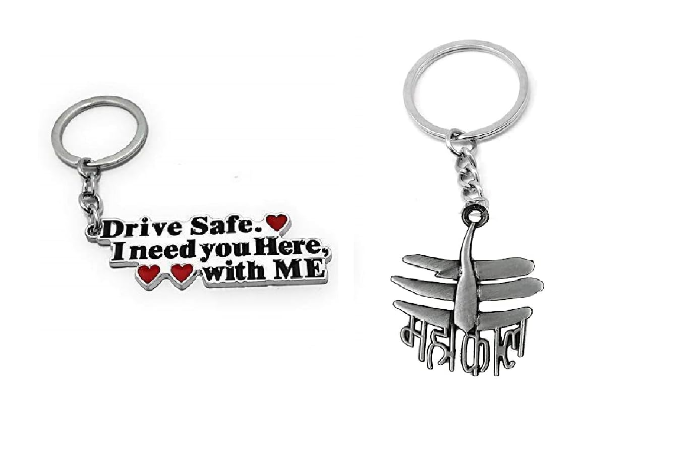 MFH PLEASE BE DRIVE SAVE AND MAHADEV KEYCHAIN COMBO MULTICOLOR-picture-16