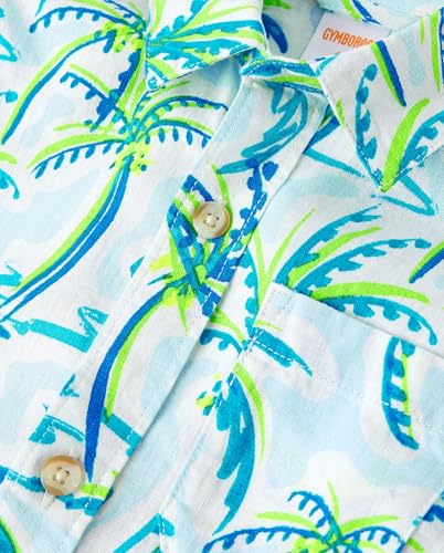 Image of Gymboree,Matching Family Short Sleeve Button Up Shirt