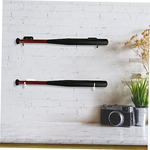 Soporte para murciélagos y bates de béisbol de pared: pack de 4 pares 4