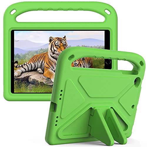 Coque tablette enfants iPad Mini 1 2 3 4 5 antichoc robuste étui léger vert résistant