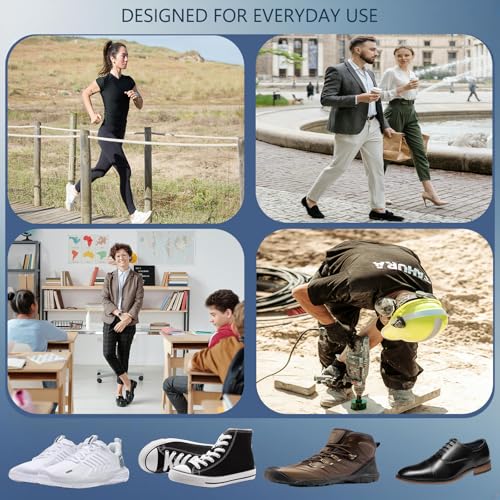 Image of 4D Cloud Insoles for Women Men- Soft Memory Foam Steppers Insoles Cushioning Soles with Arch Support for Anti Fatigue and Foot Pain Relief, Trim to Fit (Sky Blue, 10-10.5 US Men)