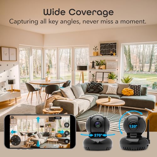 Image of Geeni Sentinel 1080p Security Camera, 24 /7 Live Streaming, Pan /Tilt /Zoom, Motion Detection, Night Vision, Two-Way Audio, Alexa & Google Assistant