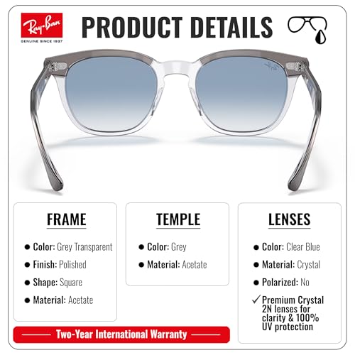Image of Ray-Ban RB2298 HAWKEYE Square Shaped Sunglasses for Men & Women with Official RAYBAN Eyewear Kit