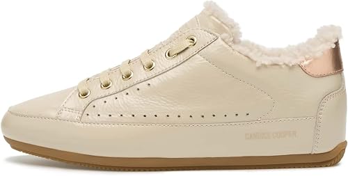 Candice Cooper Dafne Fur Crackled Patent Leather Cru', Zapat