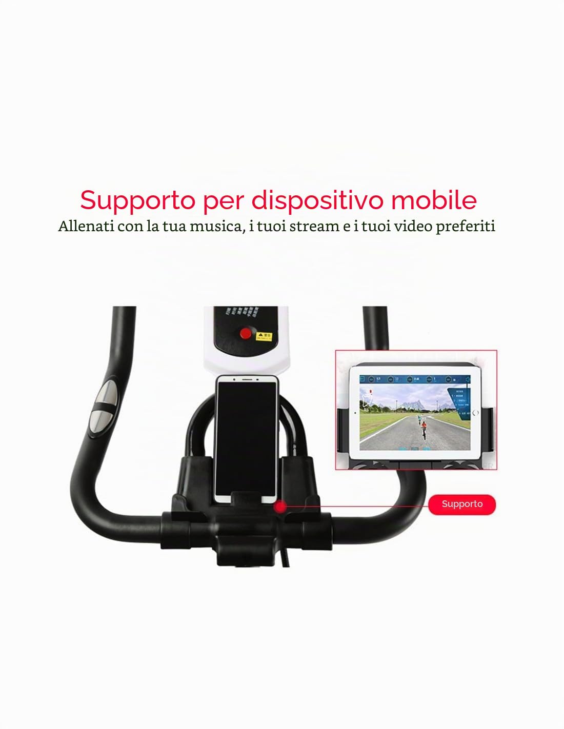 RICONDIZIONATO - Cyclette Tributo 3.0 | bici da interno | bici indoor silenziose con resistenza regolabile per casa