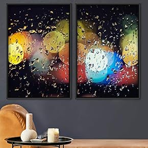signwin 2 Piece Framed Canvas Wall Art Abstract...